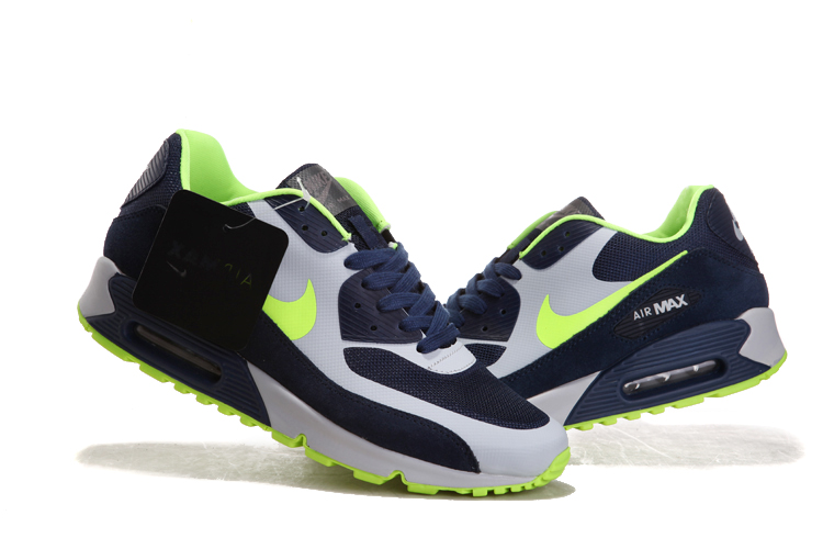 New Men'S Nike Air Max Black/Greenyellow/Gainsboro